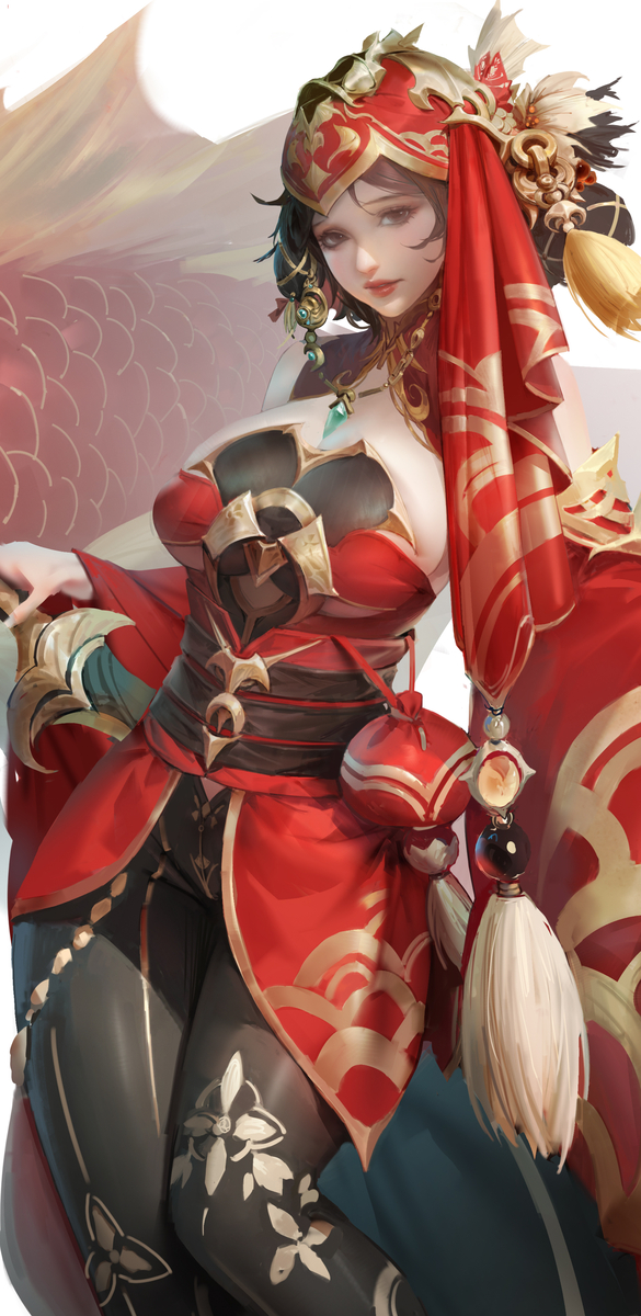 This is a pixiv picture whose title is 金鱼姬.