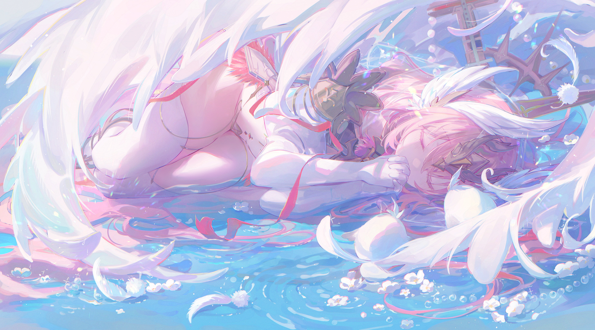 This is a pixiv picture whose title is 🎀𝓗𝓪𝓹𝓹𝔂 4𝓽𝓱 𝓐𝓷𝓷𝓲𝓿𝓮𝓻𝓼𝓮𝓻𝔂🎀.