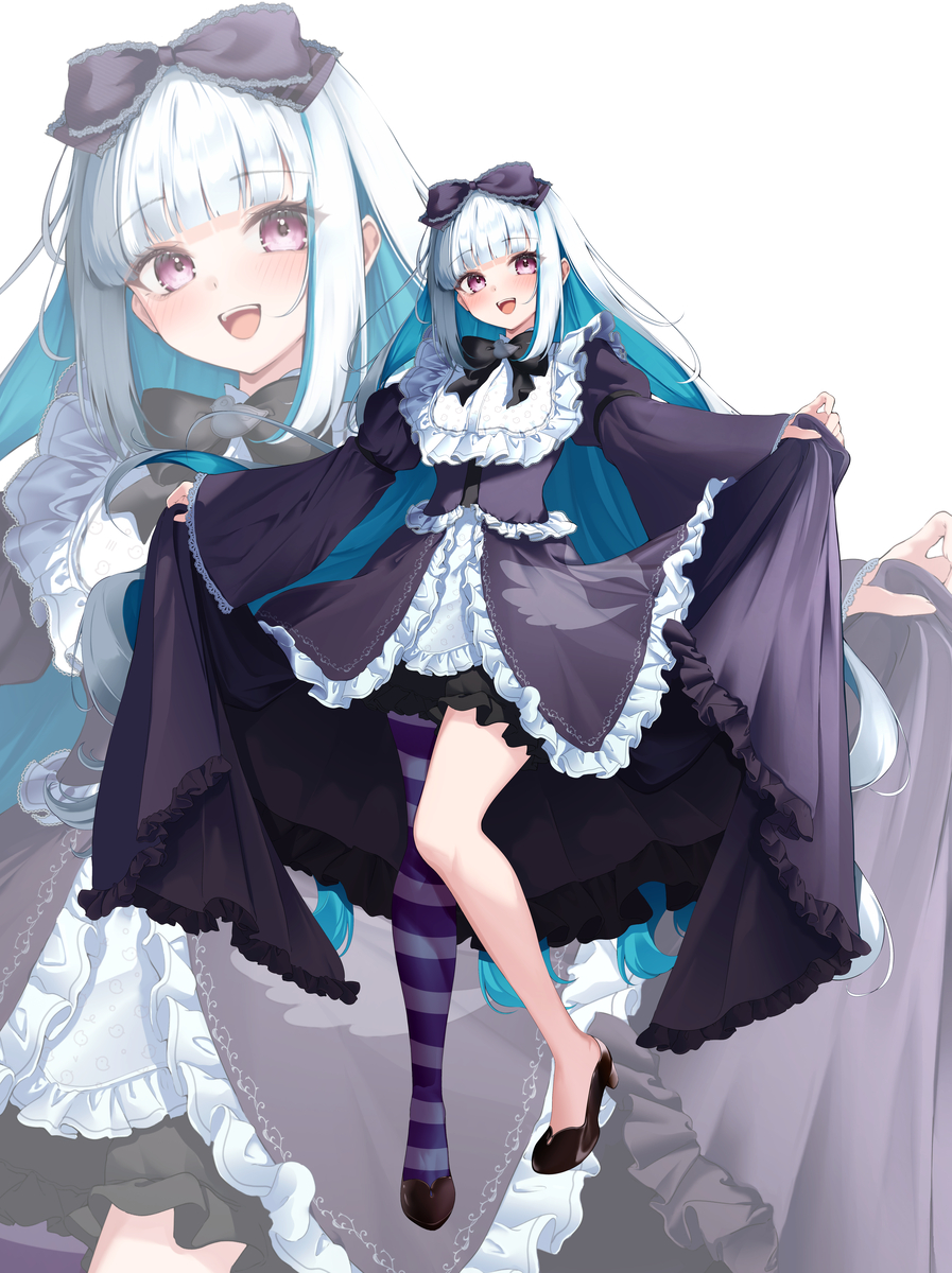 This is a pixiv picture whose title is 創作衣装ゴス皇女様.