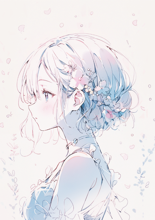This is a pixiv picture whose title is 『Flower Fairies』.