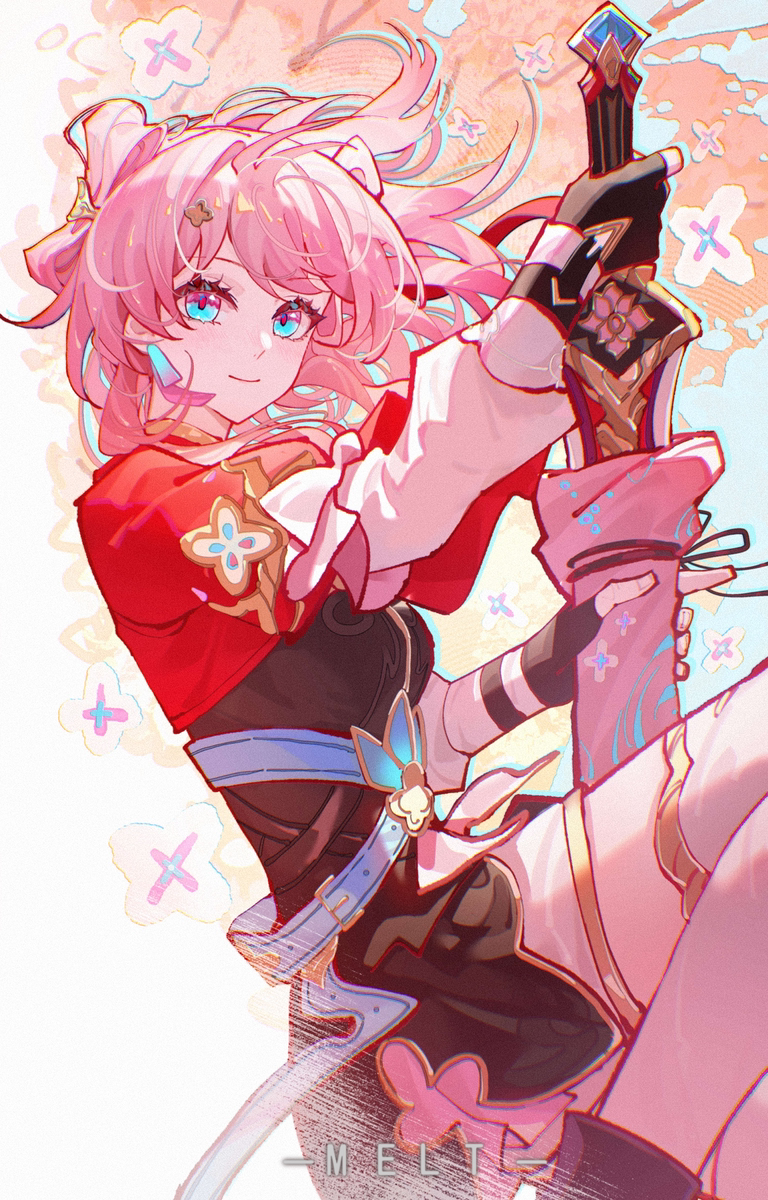 This is a pixiv picture whose title is 初花.