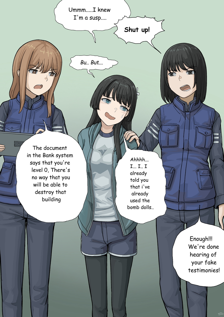This is a pixiv picture whose title is Ruiko Arrested 1-6 end.