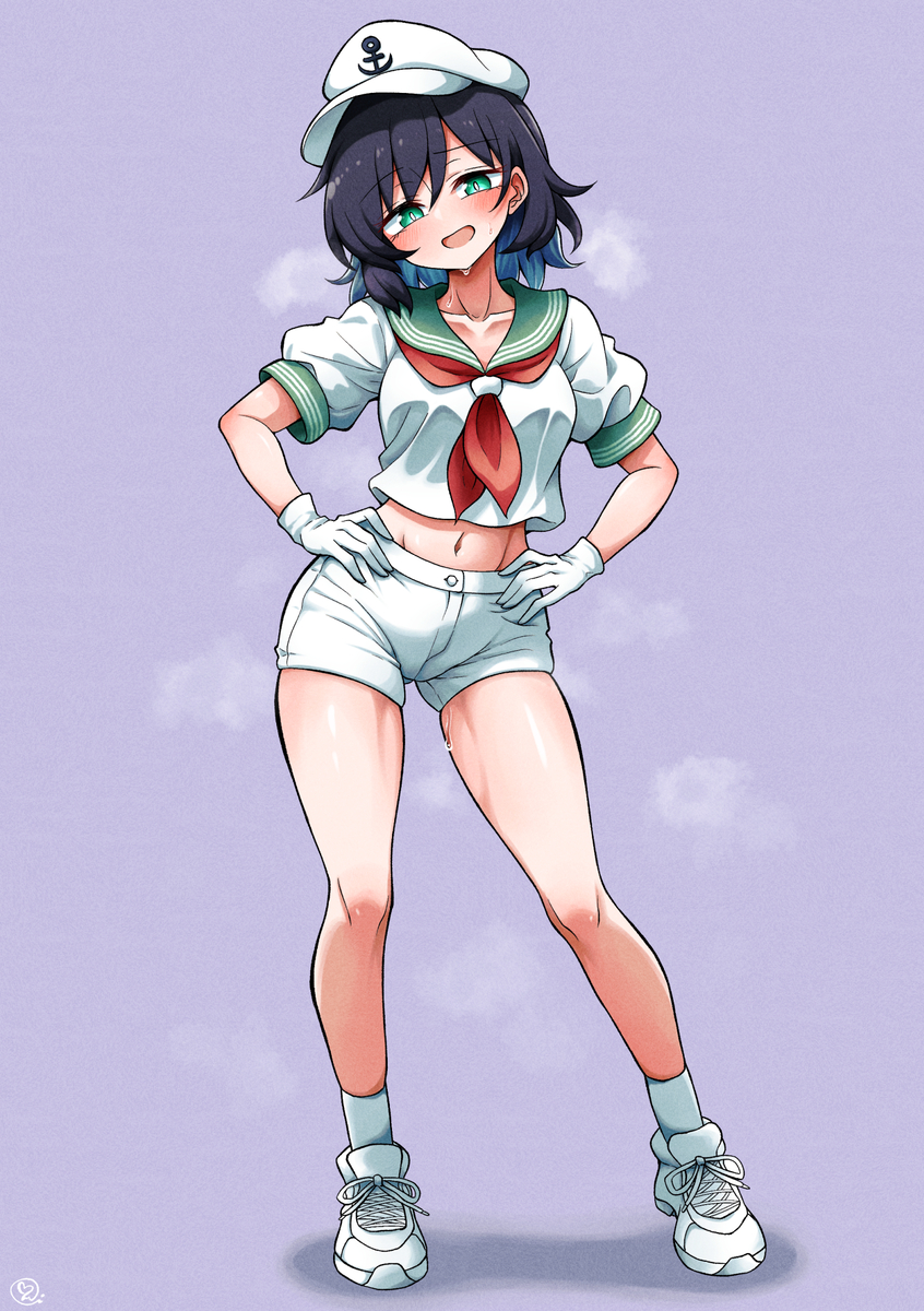 This is a pixiv picture whose title is 短パン村紗.