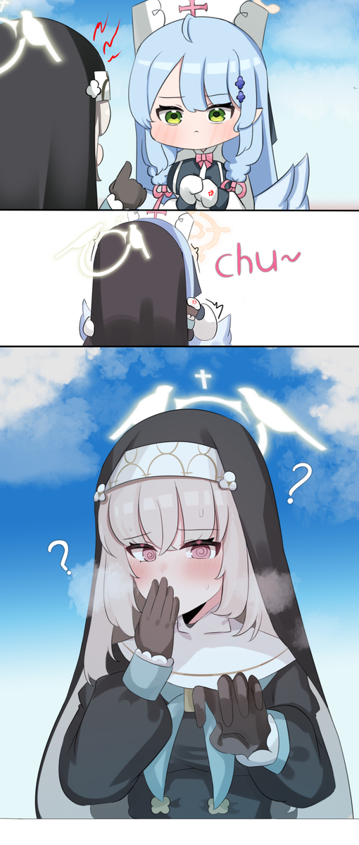 This is a pixiv picture whose title is 시끄러운 입 막아버리기.