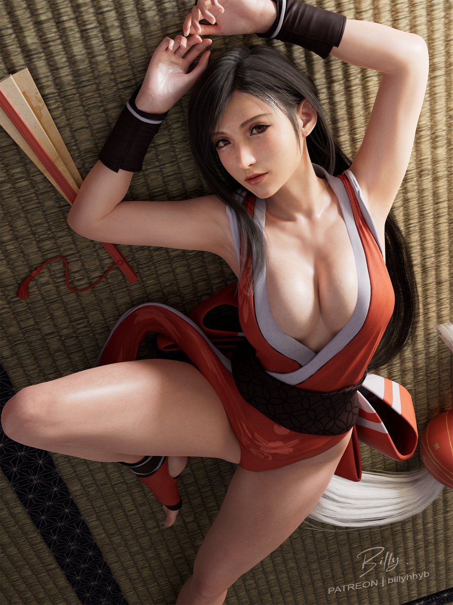 This is a pixiv picture whose title is Tifa in Mai ^^.
