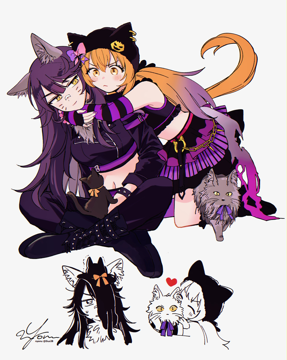 This is a pixiv picture whose title is 猫マヤノさん.