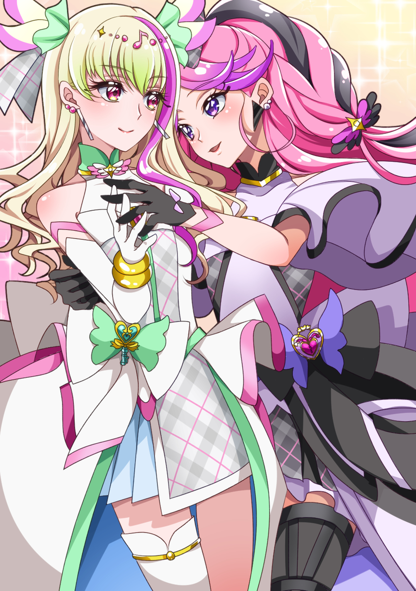 This is a pixiv picture whose title is ズキューンとキッス.