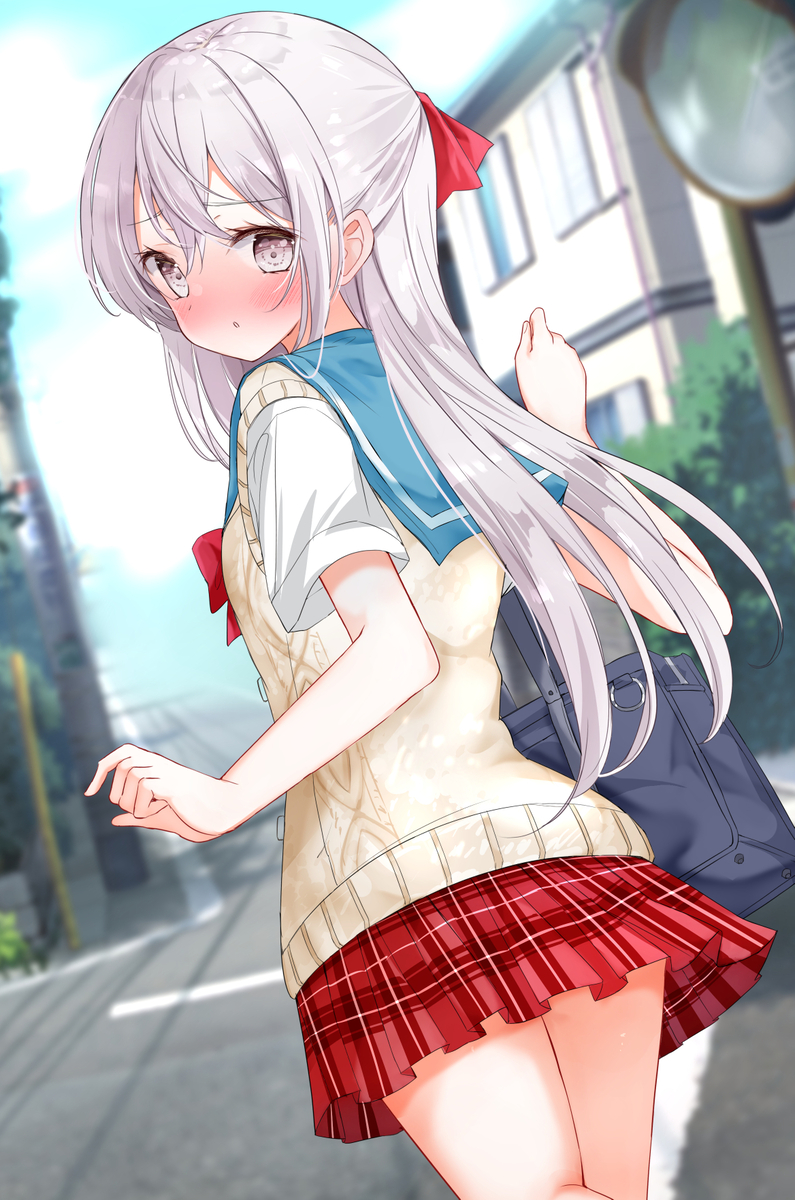 This is a pixiv picture whose title is 遅刻しちゃいますよ！お兄さん！.