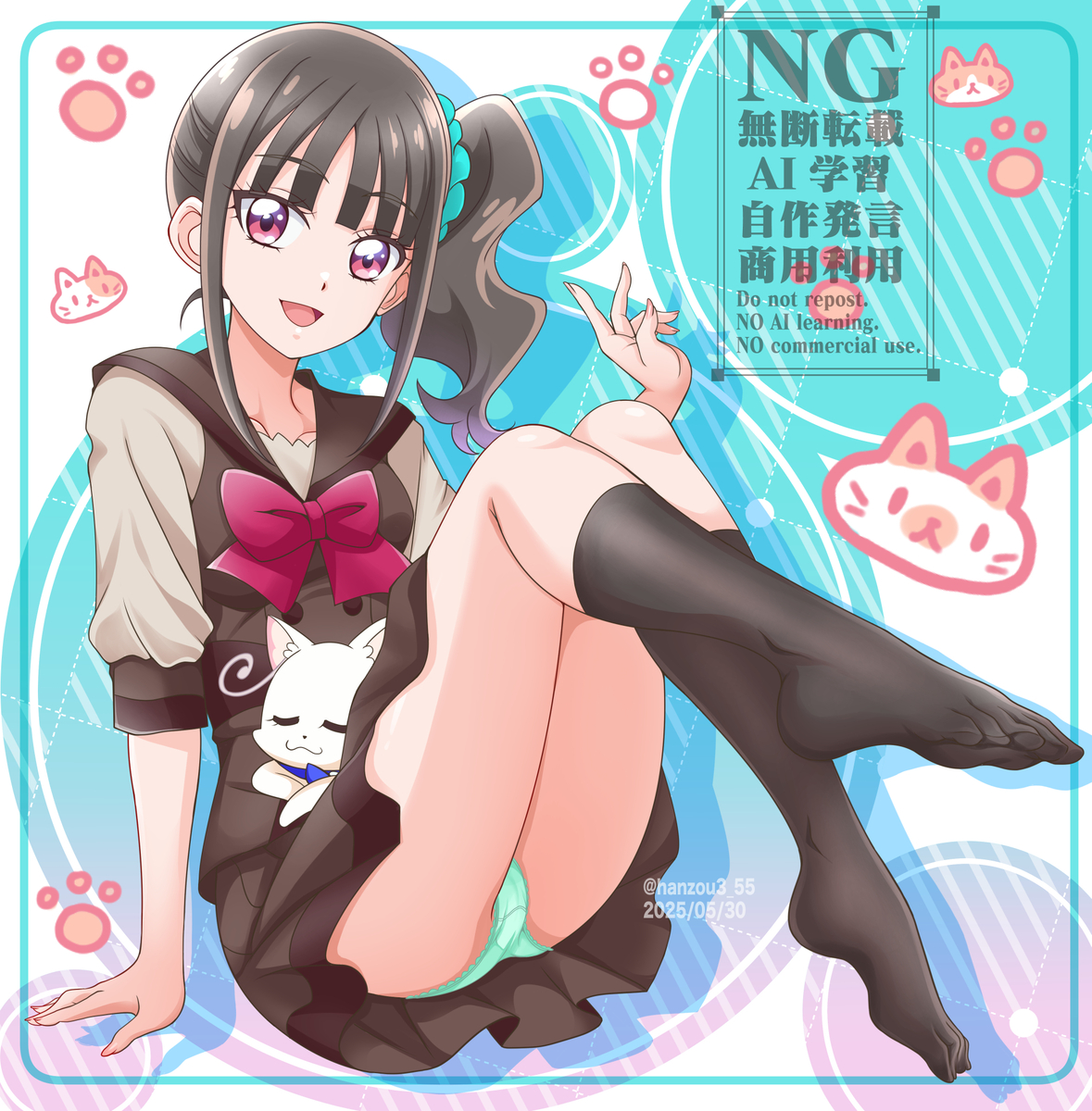This is a pixiv picture whose title is まゆちゃん制服.