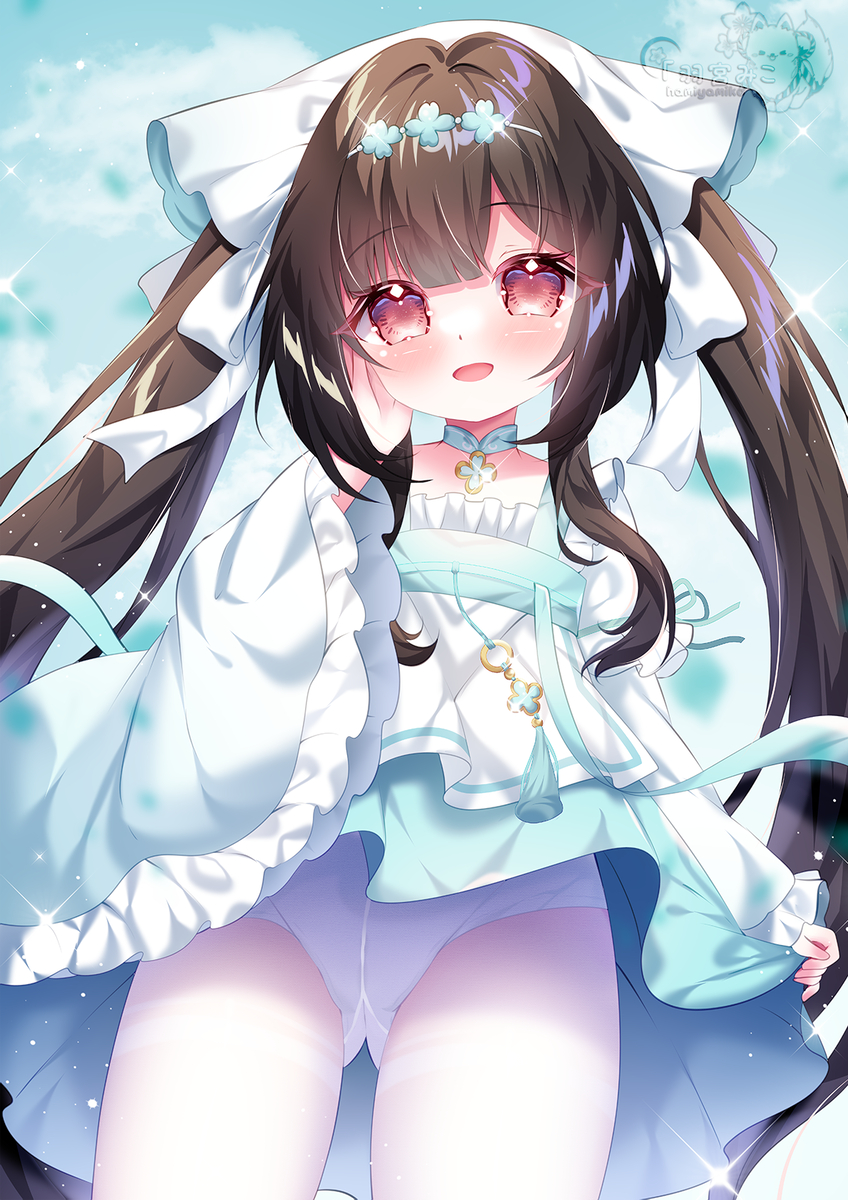 This is a pixiv picture whose title is 長風.