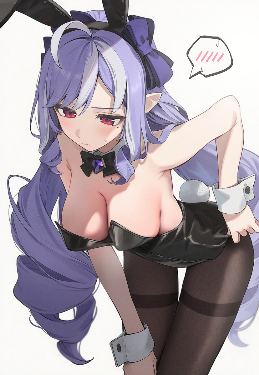 This is a pixiv picture whose title is ビビアン (バニー).