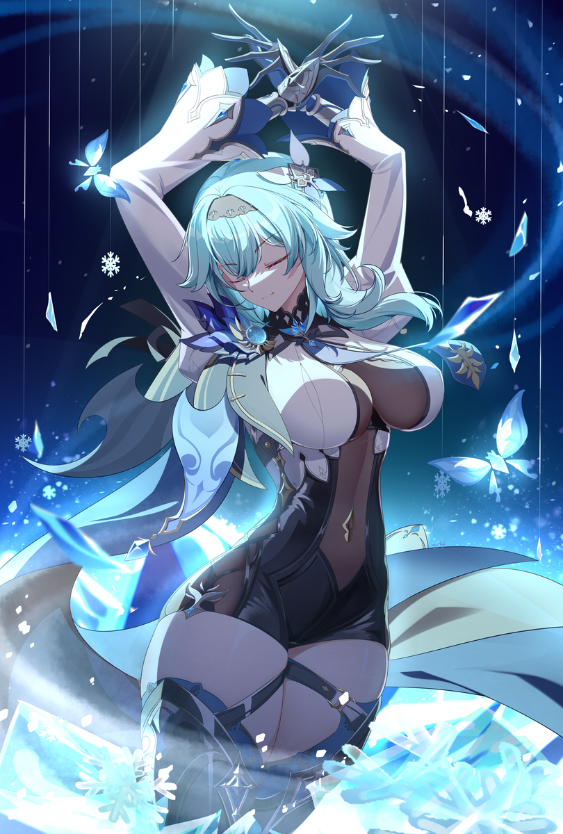 This is a pixiv picture whose title is 优菈.