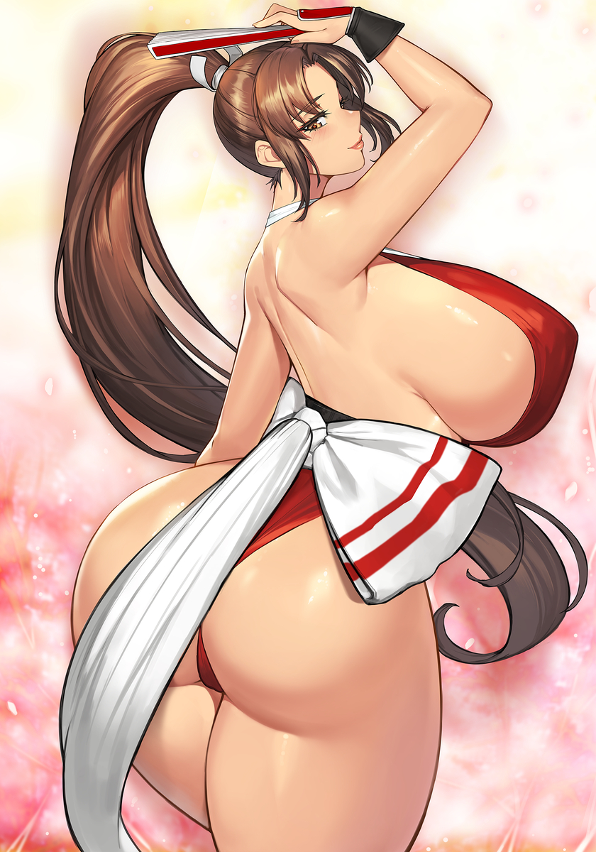 This is a pixiv picture whose title is 不知火 舞.