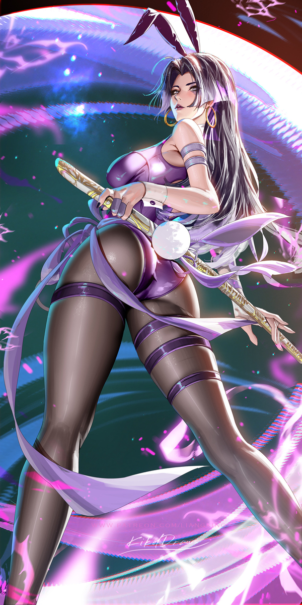 This is a pixiv picture whose title is Psylocke Bunny.