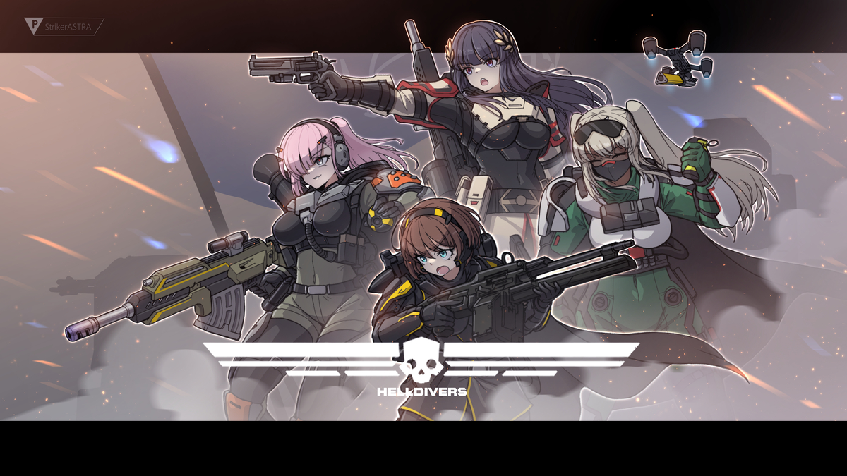 This is a pixiv picture whose title is 【Helldivers2】E.O.S. STANDS STILL.