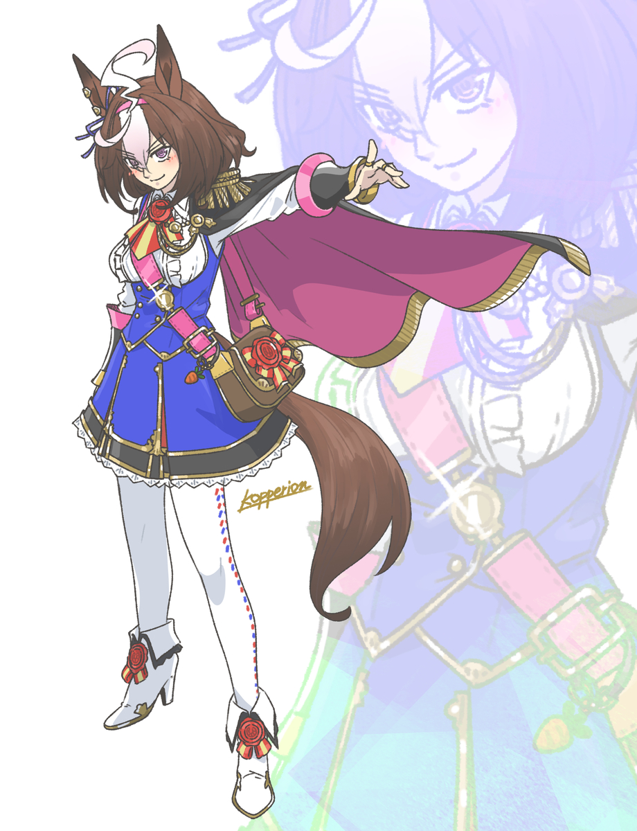 This is a pixiv picture whose title is ”ある世界線”のメイショウドトウ.