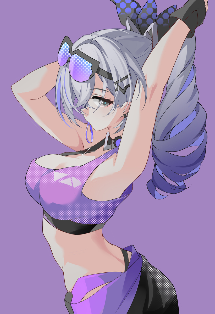 This is a pixiv picture whose title is 银狼盗号小姐.