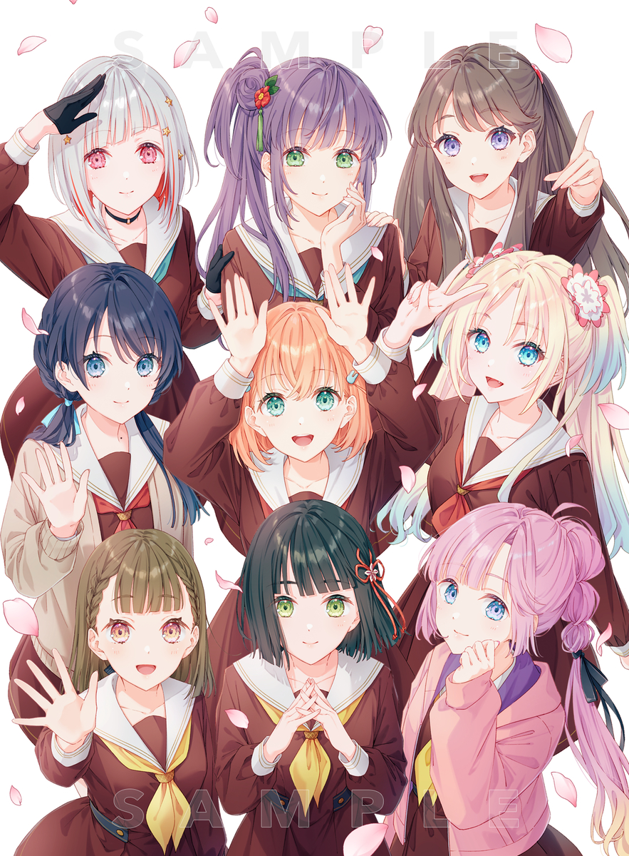 This is a pixiv picture whose title is 104期 蓮ノ空女学院スクールアイドルクラブ.
