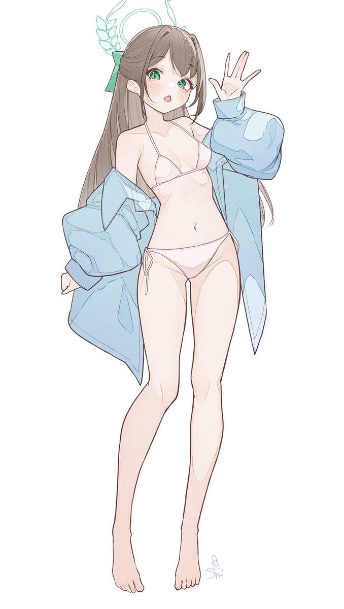 This is a pixiv picture whose title is 栗村アイリ（バンド👙）.