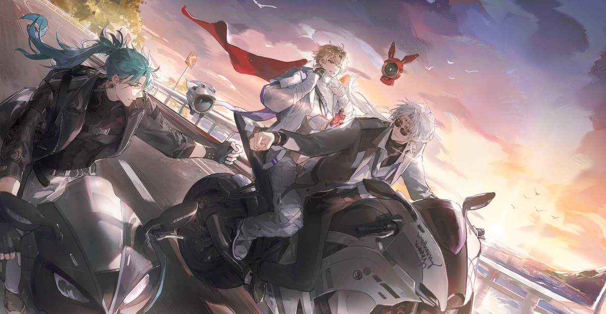 This is a pixiv picture whose title is Wuthering Waves Anniversary.