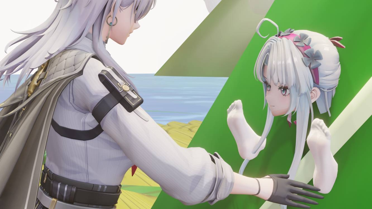 This is a pixiv picture whose title is ［🍑］把自己包进粽子送给赞妮的柯莱塔.