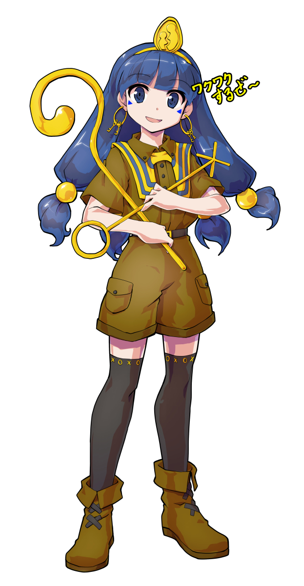 This is a pixiv picture whose title is 道神馴子立ち絵 表情差分.