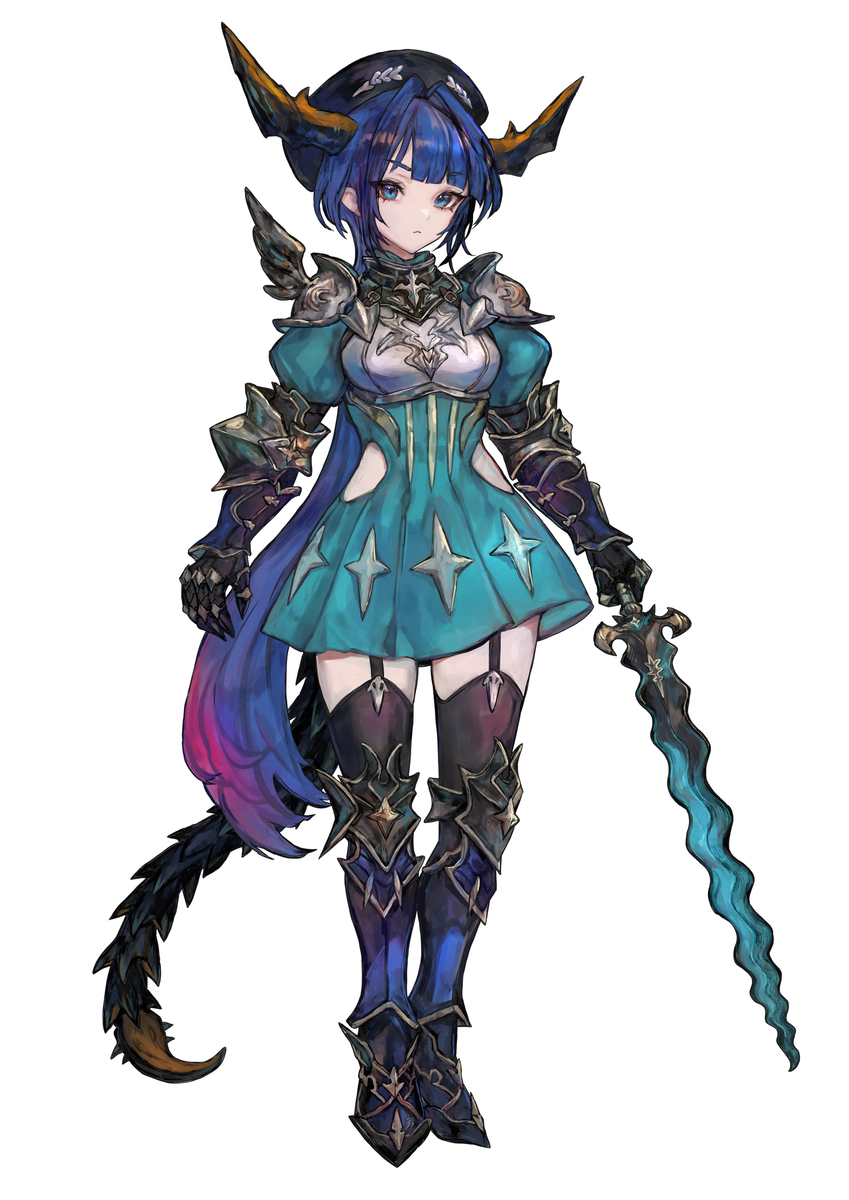 This is a pixiv picture whose title is 青の騎士様.