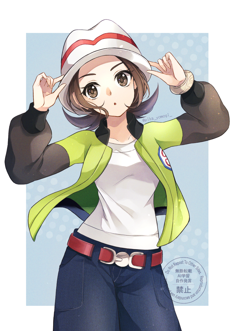 This is a pixiv picture whose title is 主人公ちゃん.