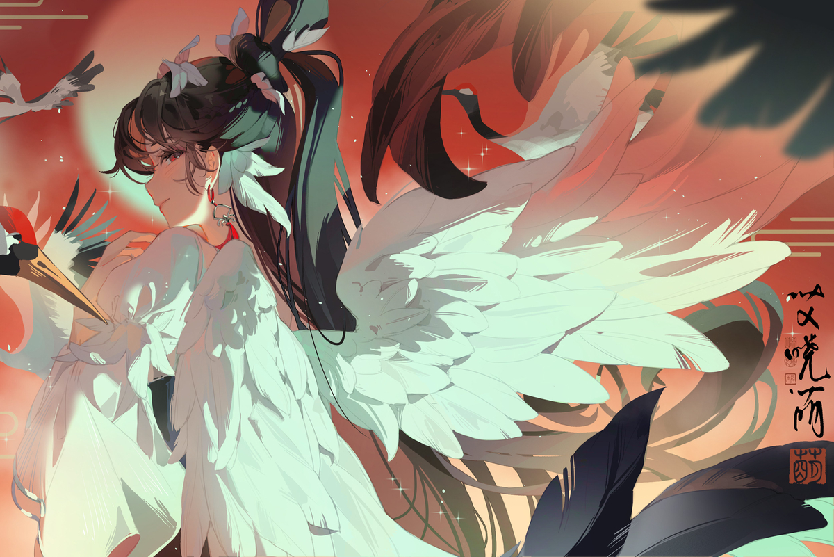 This is a pixiv picture whose title is 瑞鹤仙.
