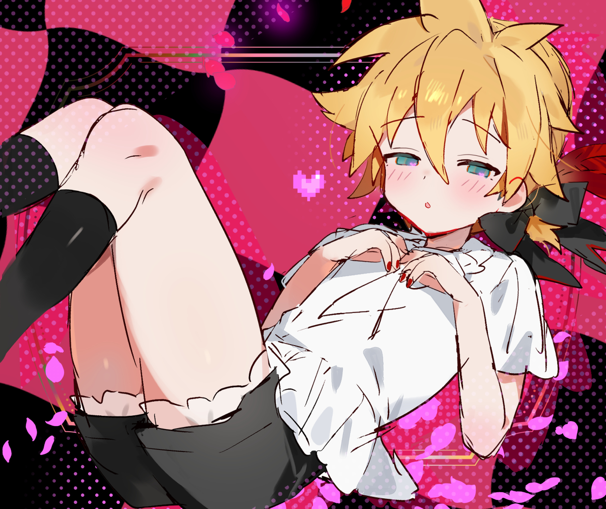 This is a pixiv picture whose title is 世界で一番お姫様なレンきゅん.