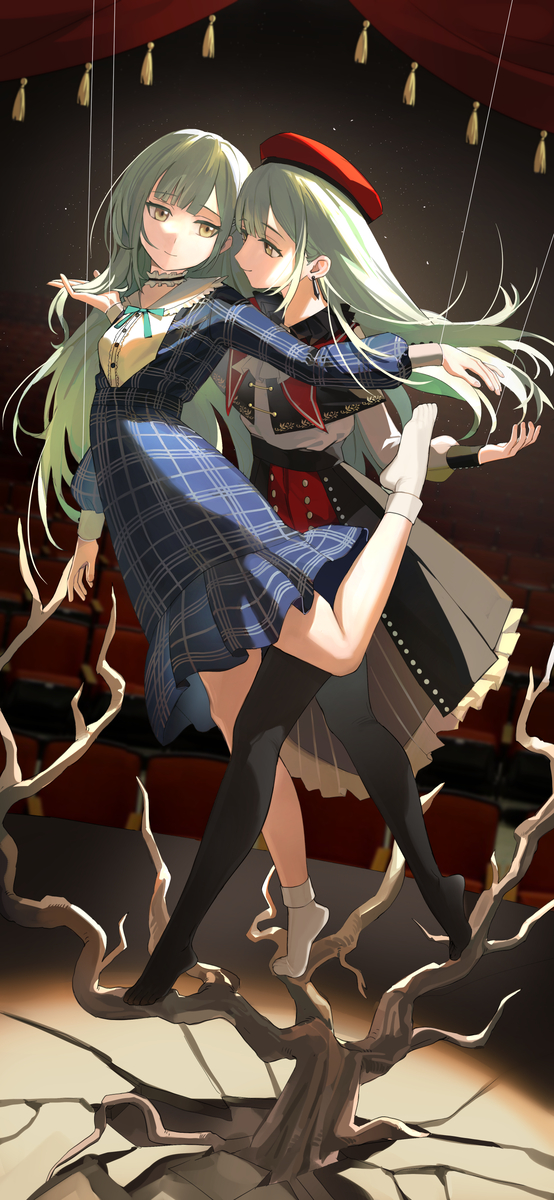 This is a pixiv picture whose title is 与你共舞.