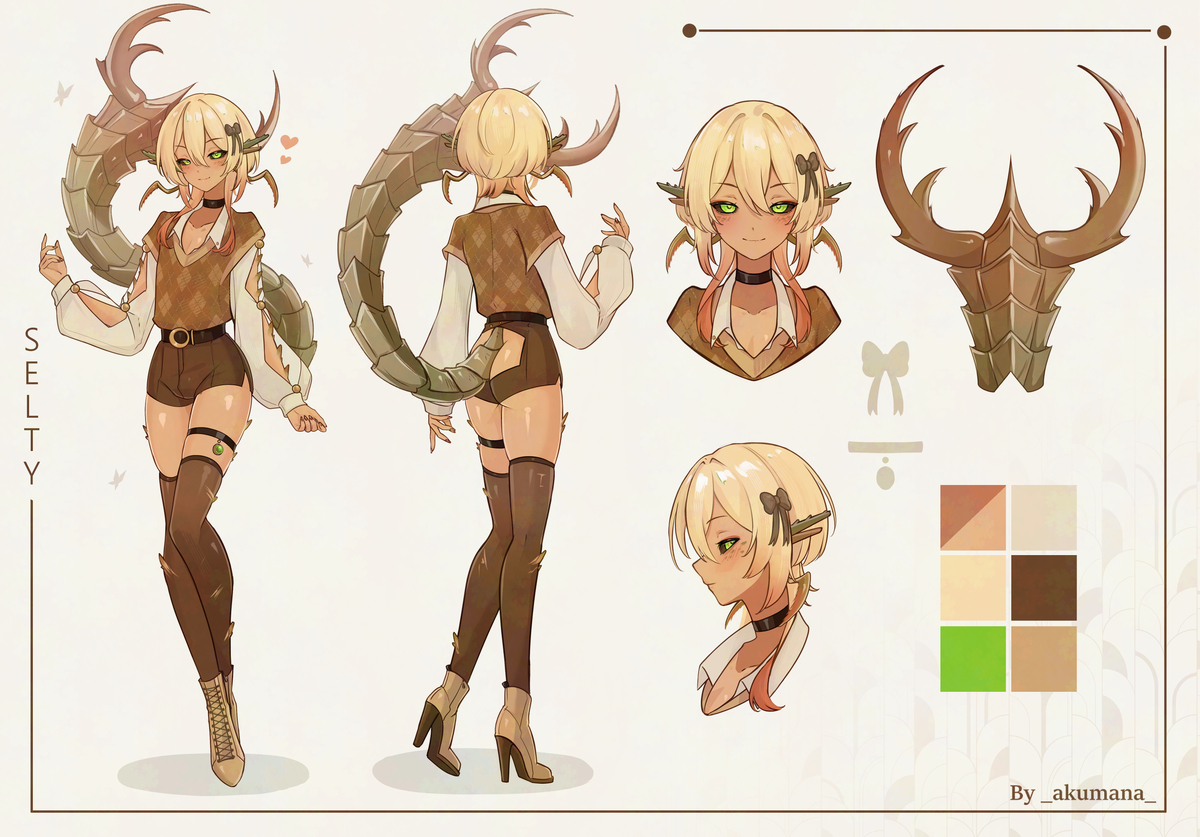 This is a pixiv picture whose title is Selty (commission).