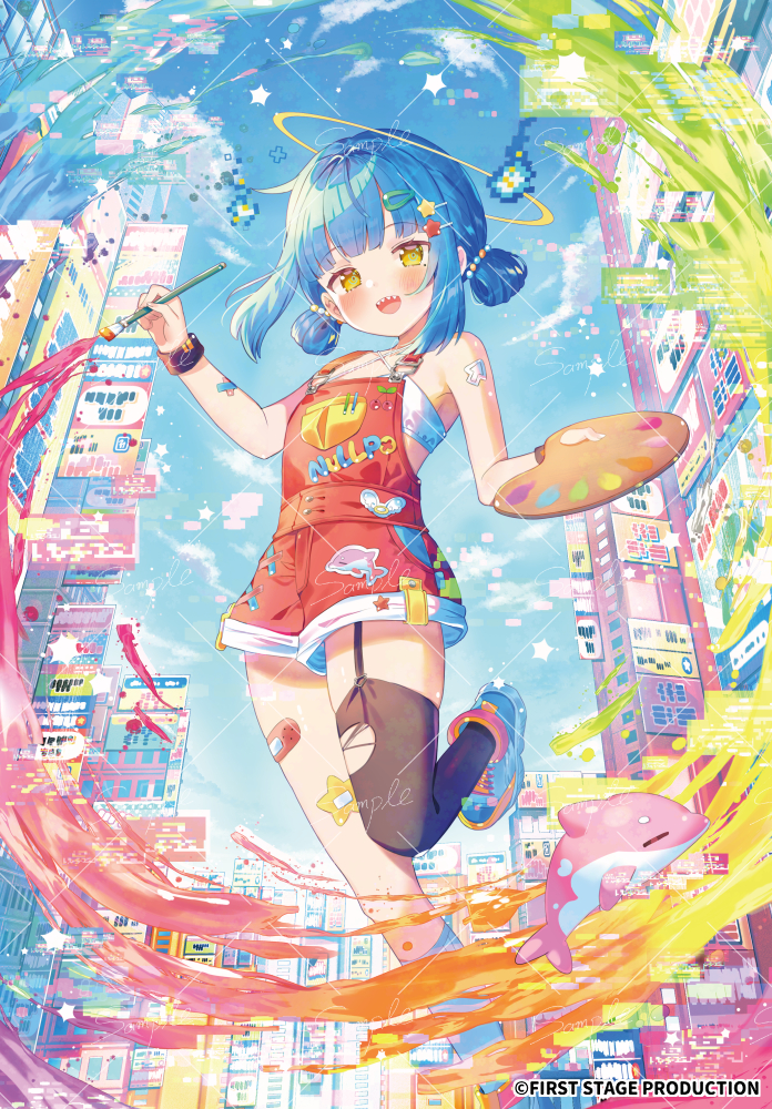 This is a pixiv picture whose title is 【お仕事】餅付ぬるぽさん生誕記念グッズ用イラスト.