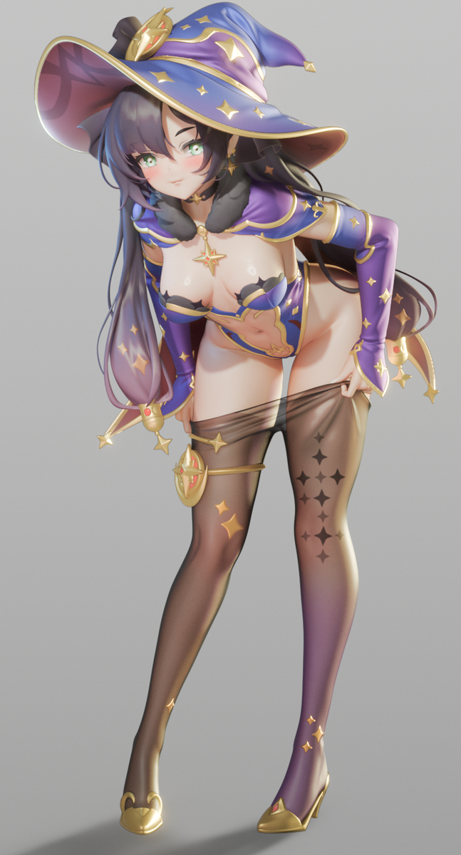 This is a pixiv picture whose title is Mona.