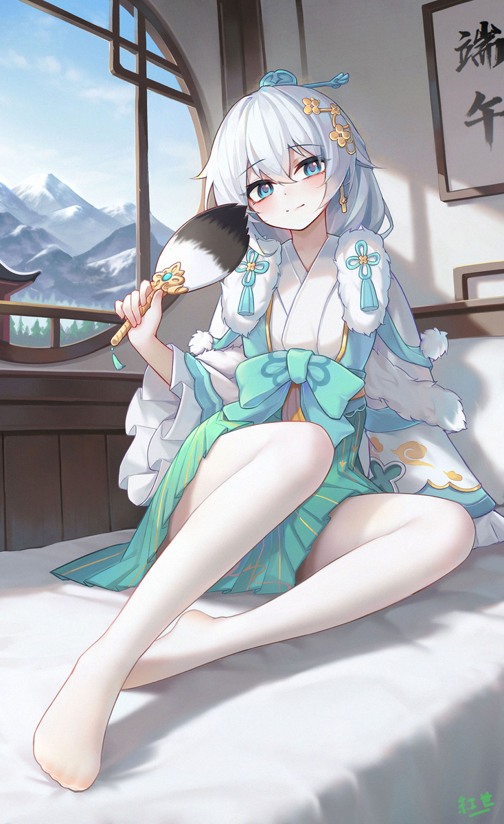 This is a pixiv picture whose title is 观星.