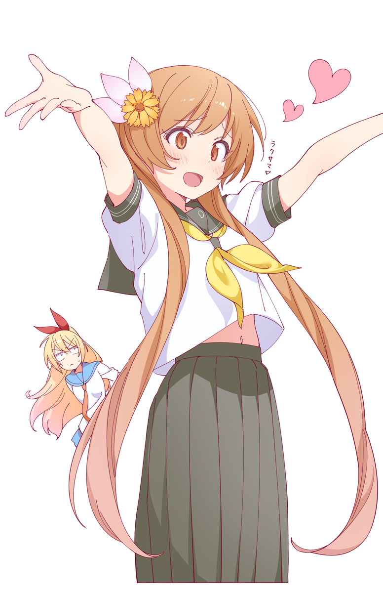 This is a pixiv picture whose title is 橘万里花.