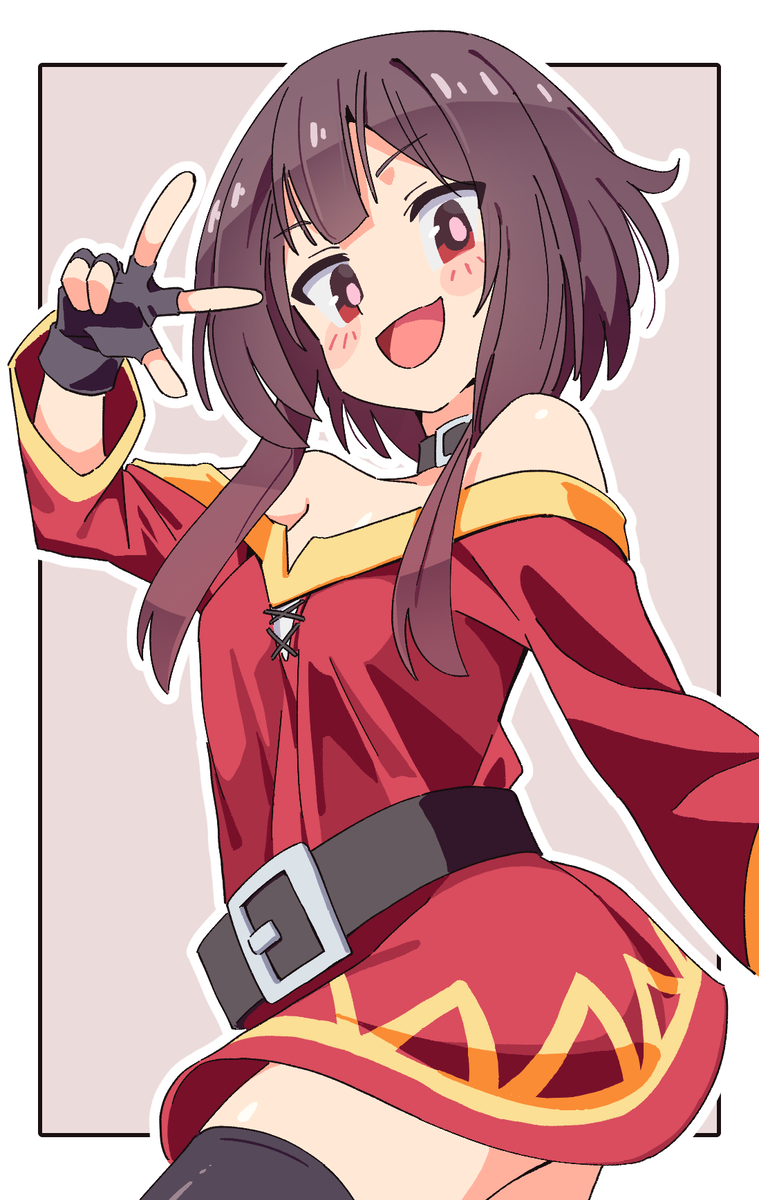 This is a pixiv picture whose title is めぐみん.