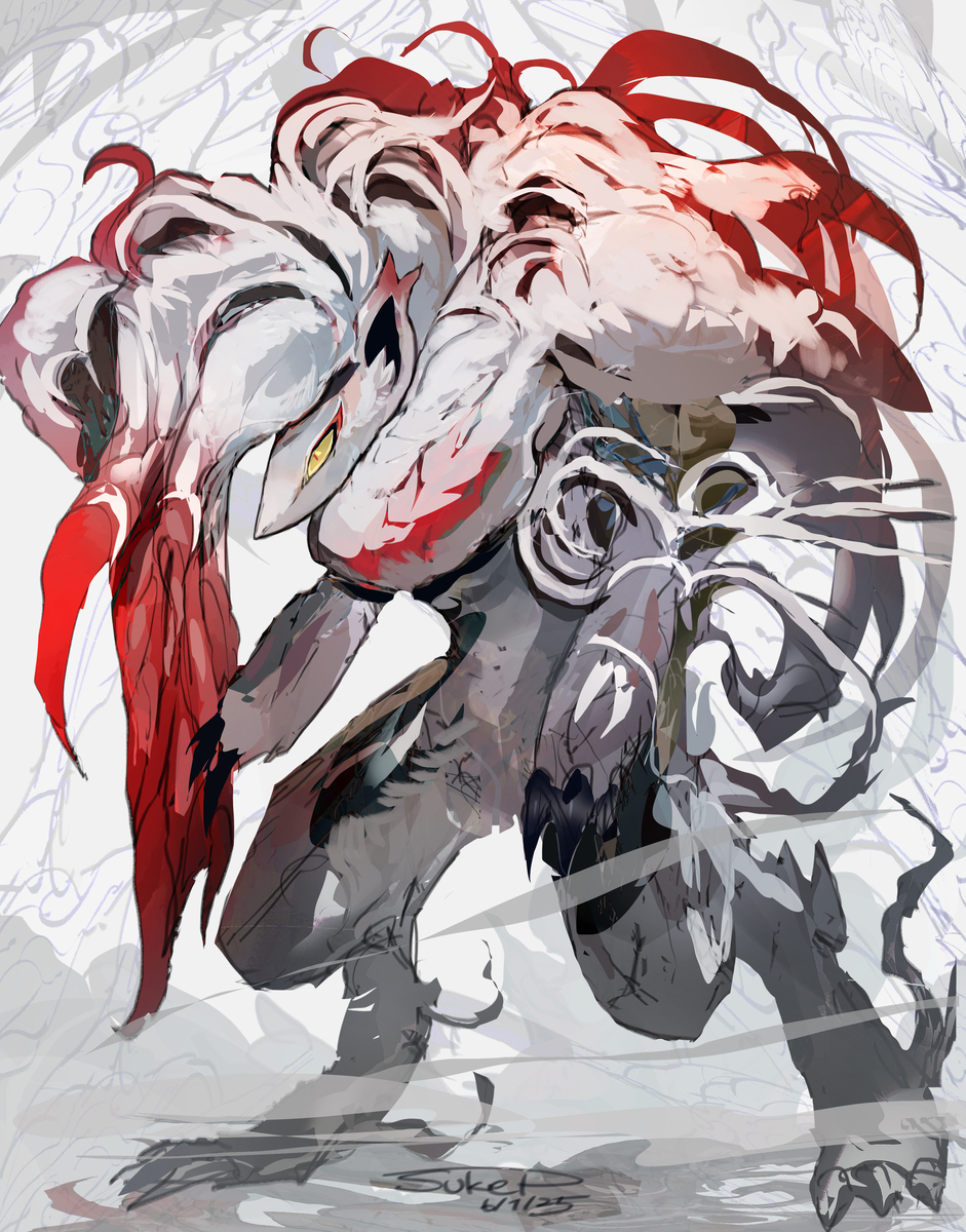This is a pixiv picture whose title is ヒスイゾロアーク.