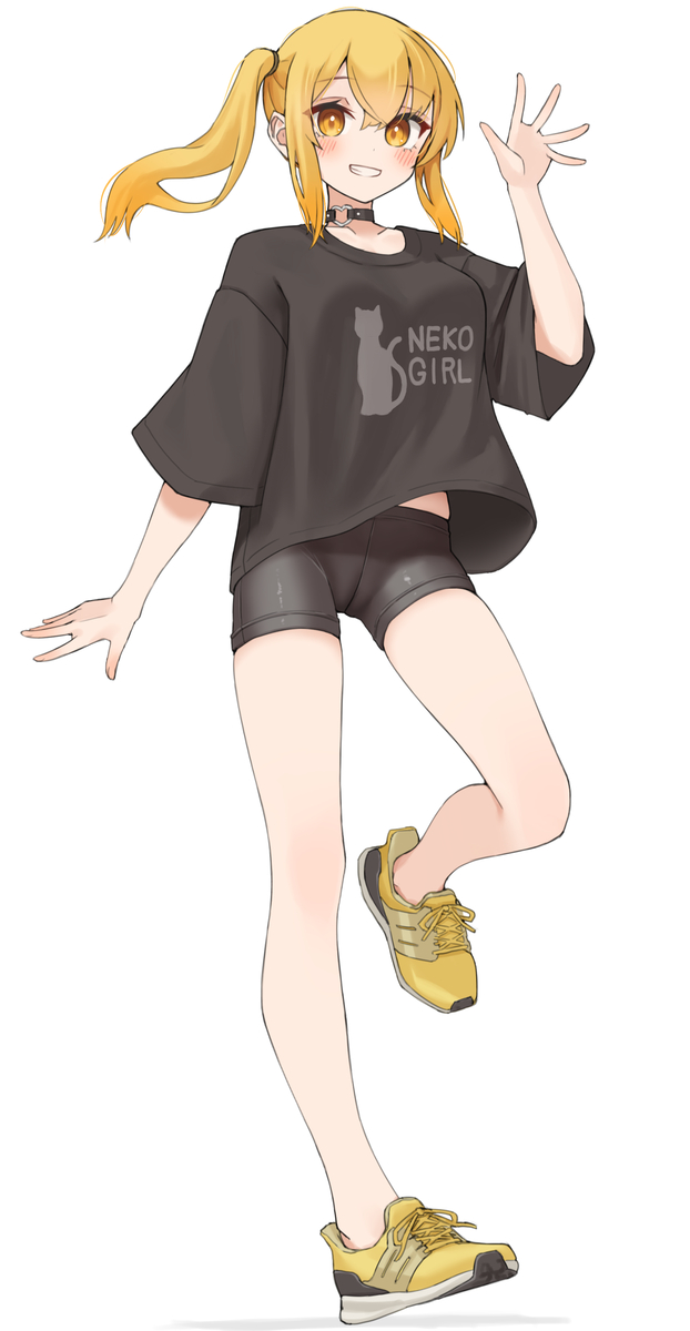 This is a pixiv picture whose title is Tシャツスパッツの子.