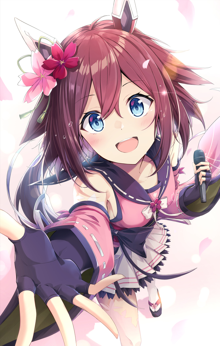 This is a pixiv picture whose title is ダービーウマ娘　Sakura Chiyono O.