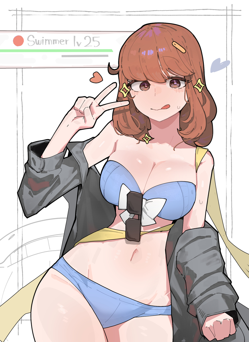 This is a pixiv picture whose title is Swimmer.
