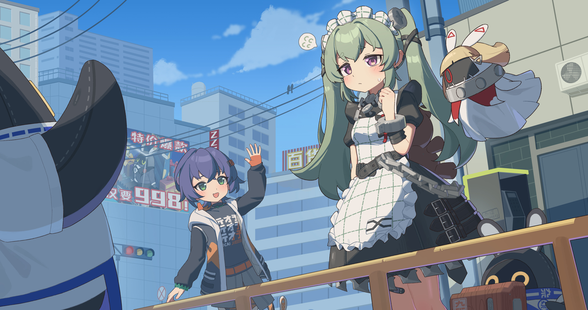 This is a pixiv picture whose title is 可琳的社会化训练.