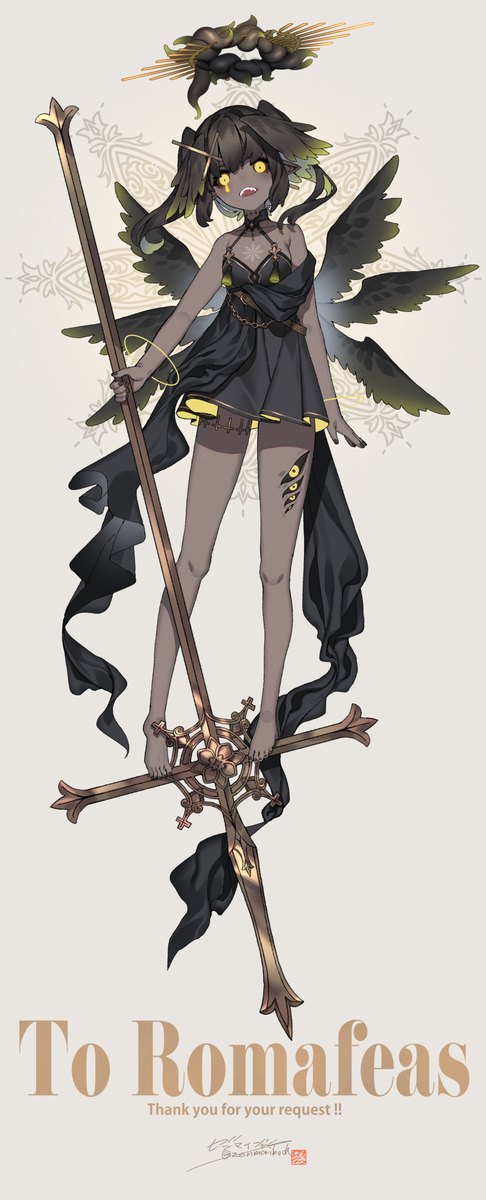 This is a pixiv picture whose title is Skeb69.
