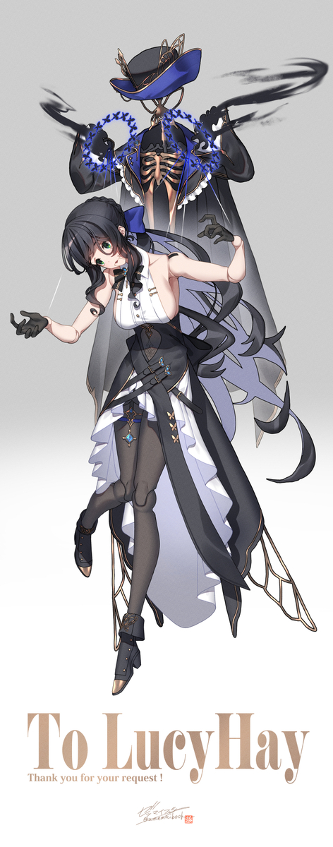 This is a pixiv picture whose title is Skeb77.