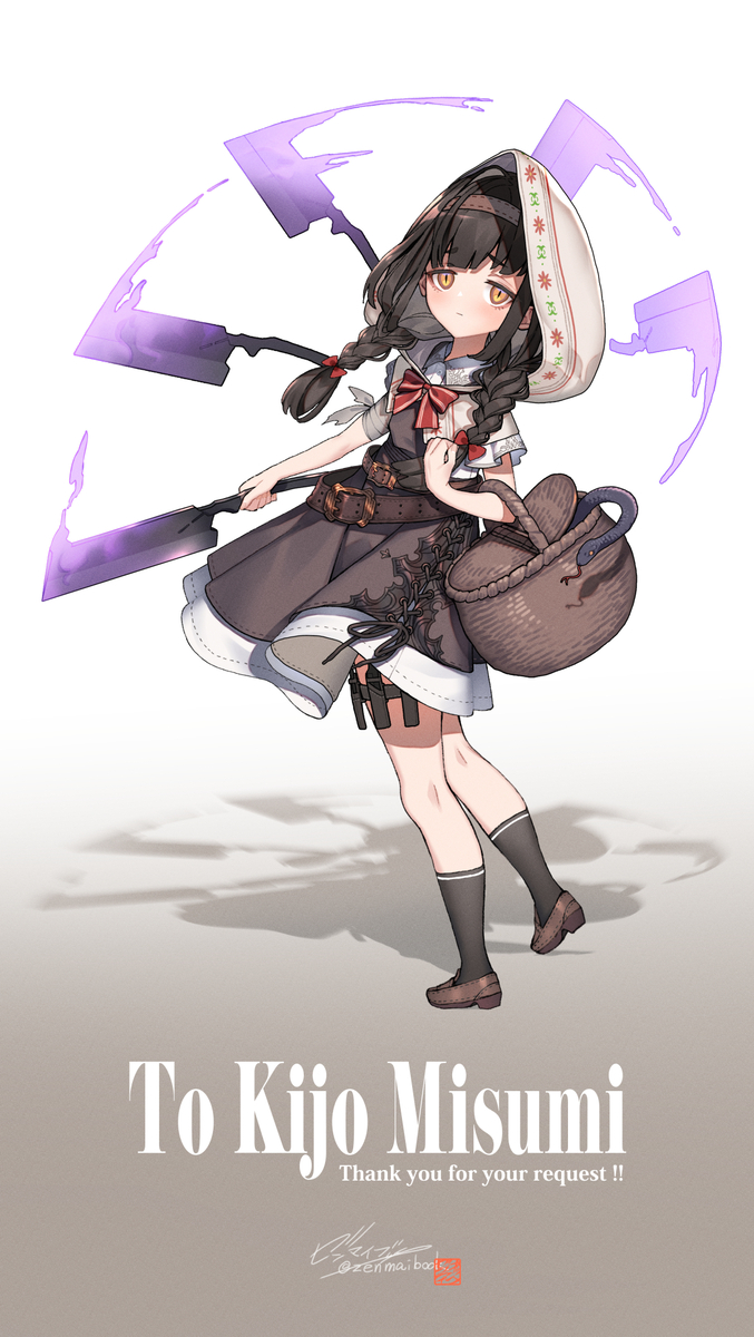 This is a pixiv picture whose title is Skeb78.