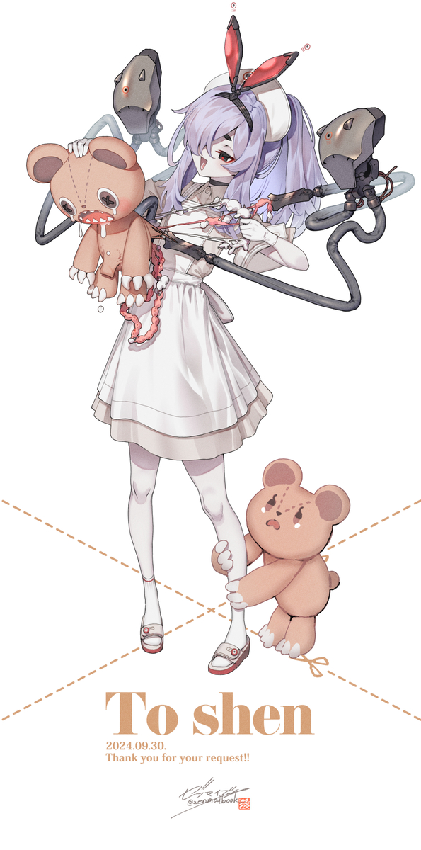 This is a pixiv picture whose title is Skeb80.