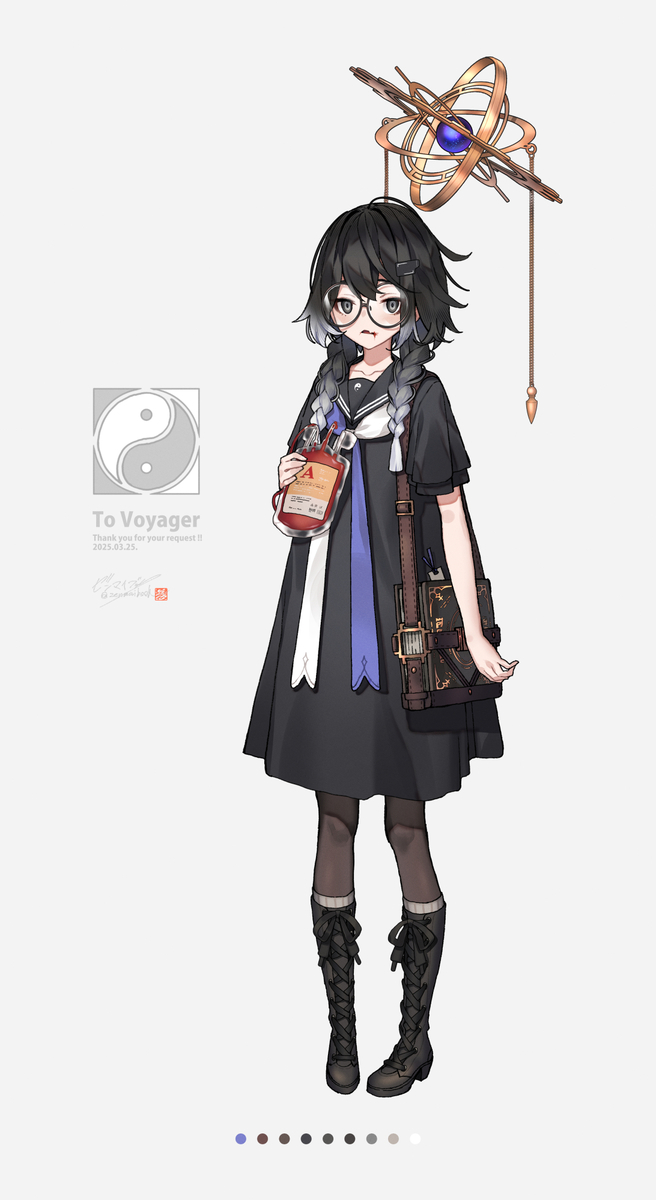 This is a pixiv picture whose title is Skeb86.