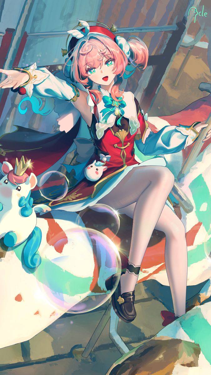 This is a pixiv picture whose title is 炫彩芭芭拉.