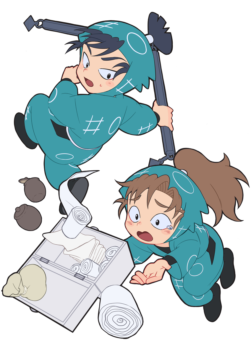 This is a pixiv picture whose title is 六は/一年生.