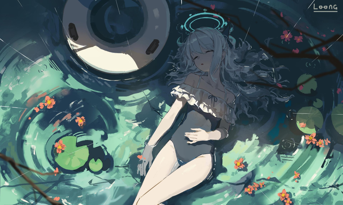 This is a pixiv picture whose title is 💤.
